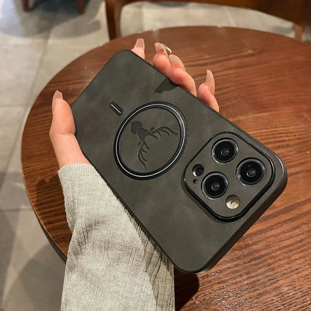 Phone Case MagSafe Magnetic Textured Slim Cover