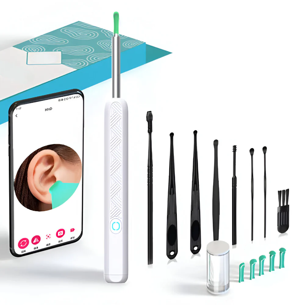 Ear Wax Removal Otoscope Camera LED Light 1080P HD