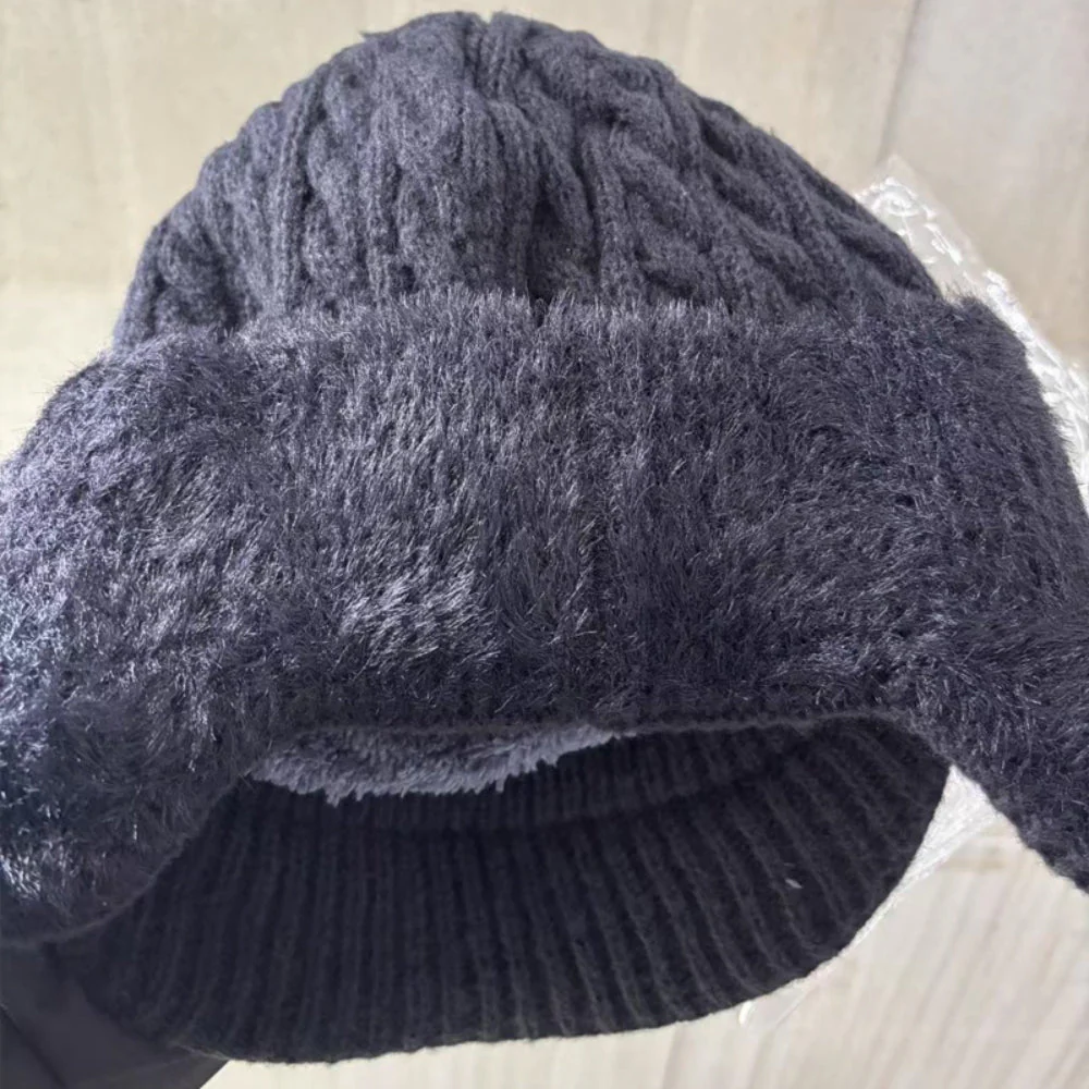 Winter Knit Hat Trapper Ear Flap Cap