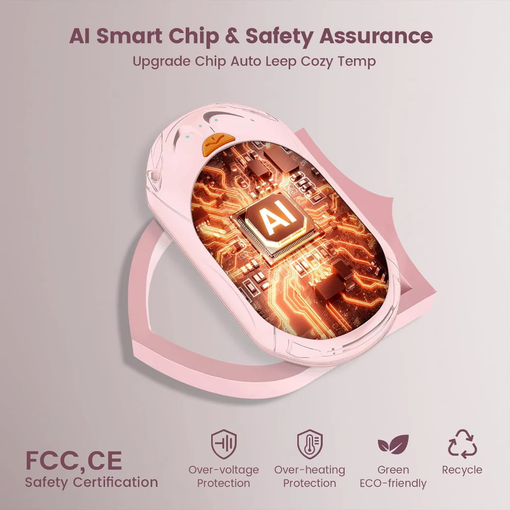 Hand Warmers Rechargeable Electric Pocket Heater Set