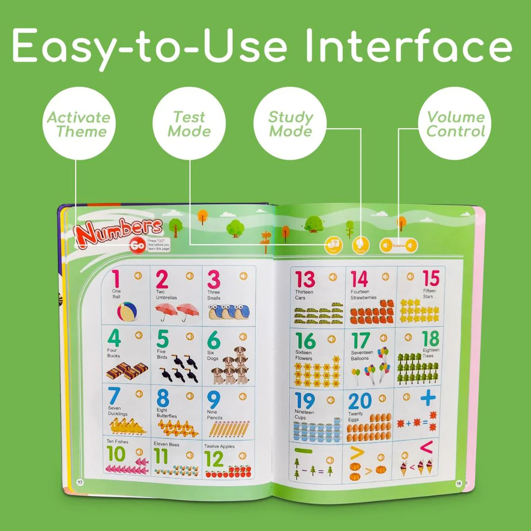 Educational Book Interactive English Learning Book Kids