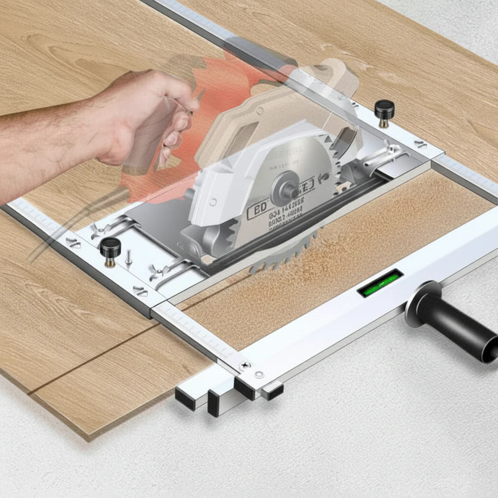 Woodworking Cutting Guide Adjustable Circular Saw Track System