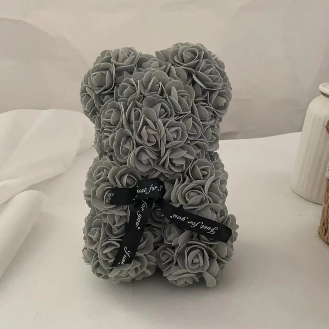 Artificial Flower Rose Bear Foam Valentine’s Gift