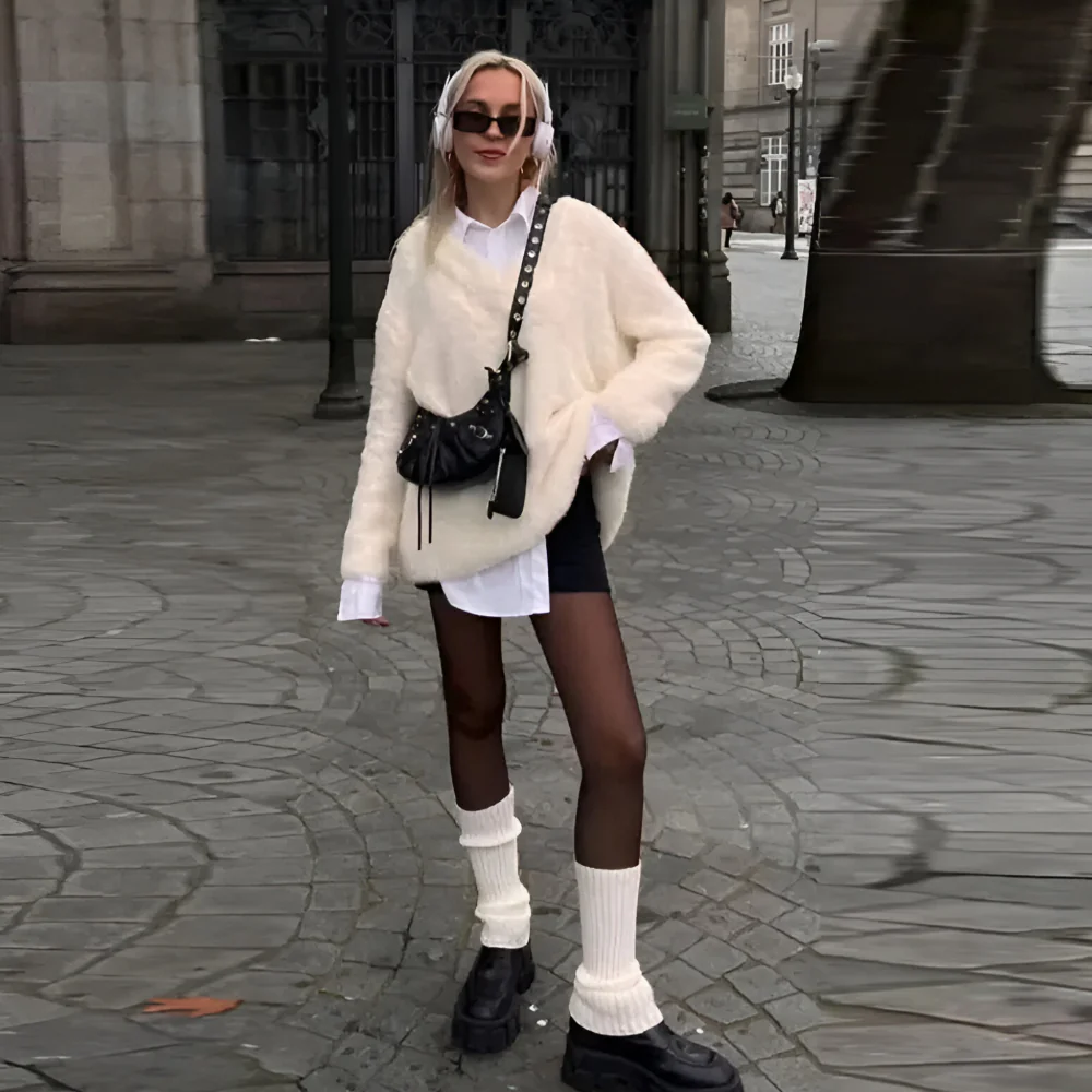 Leggings Thermal Tights Sheer Look Winter Lined Leggings