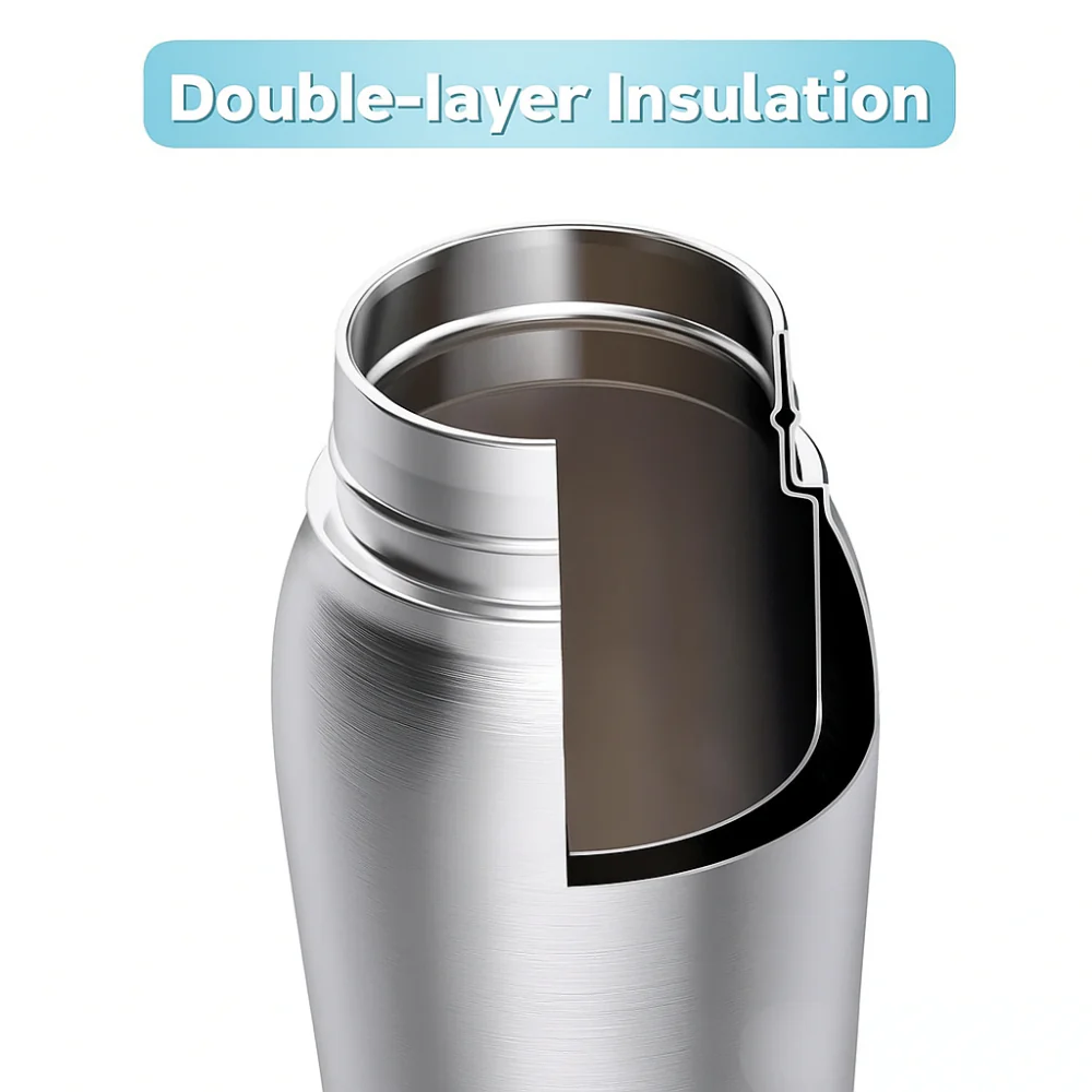 Dog Water Bottle Stainless Steel Travel Drinking Container