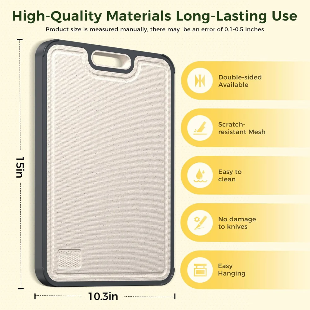 Cutting Board Double Sided Metal Kitchen Prep Board