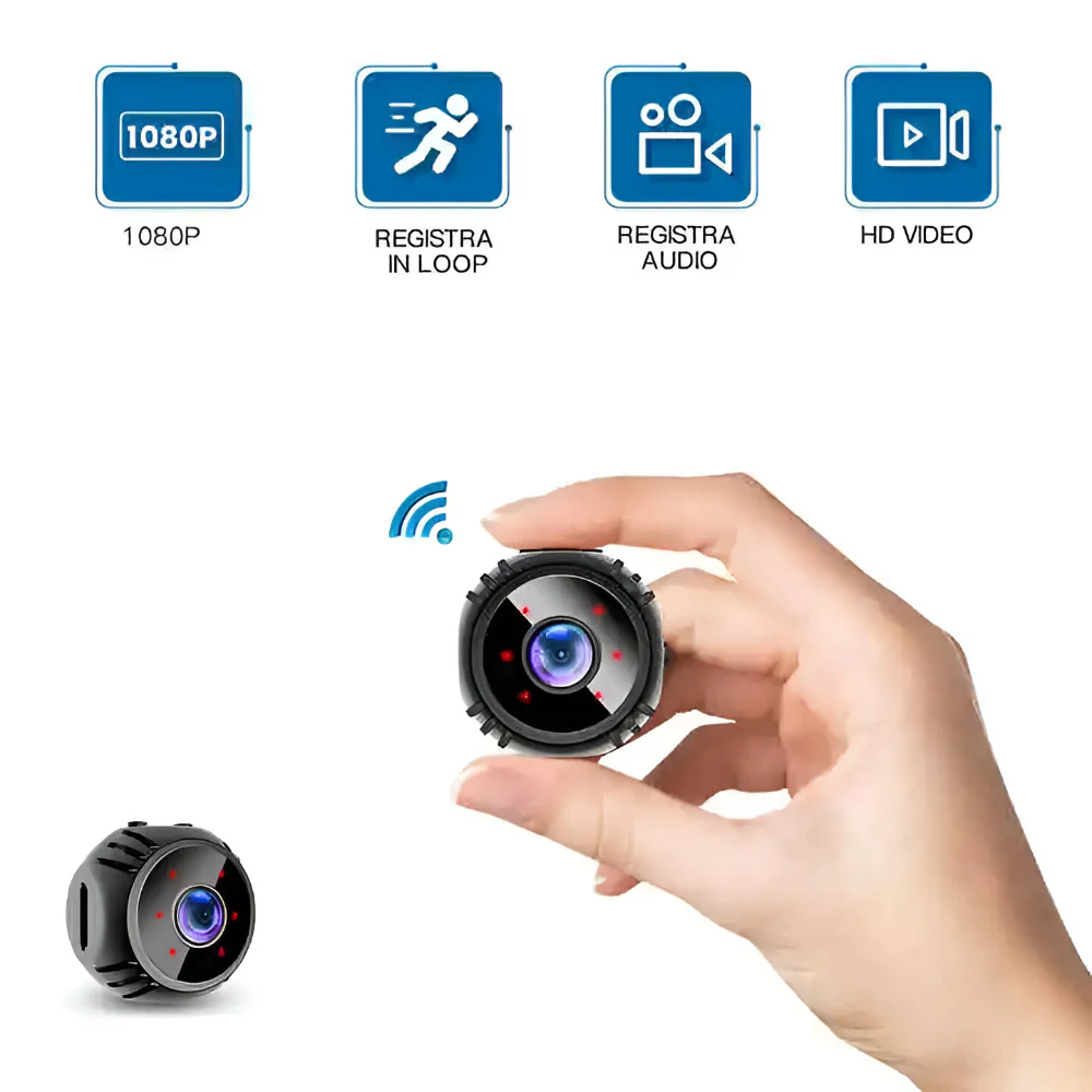 Mini Security Camera WiFi Night Vision Motion Detection Device