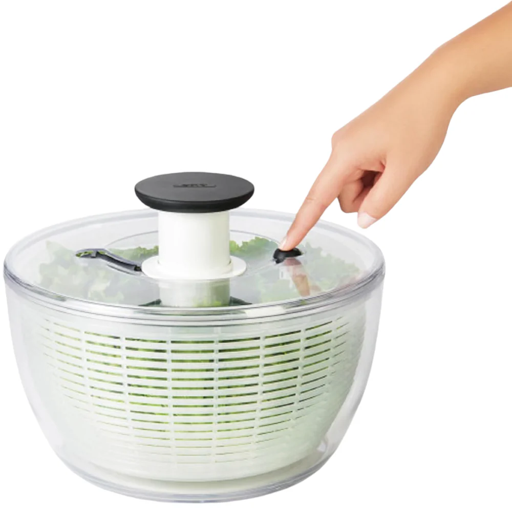 Salad Spinner Manual Pump Vegetable Dryer Bowl