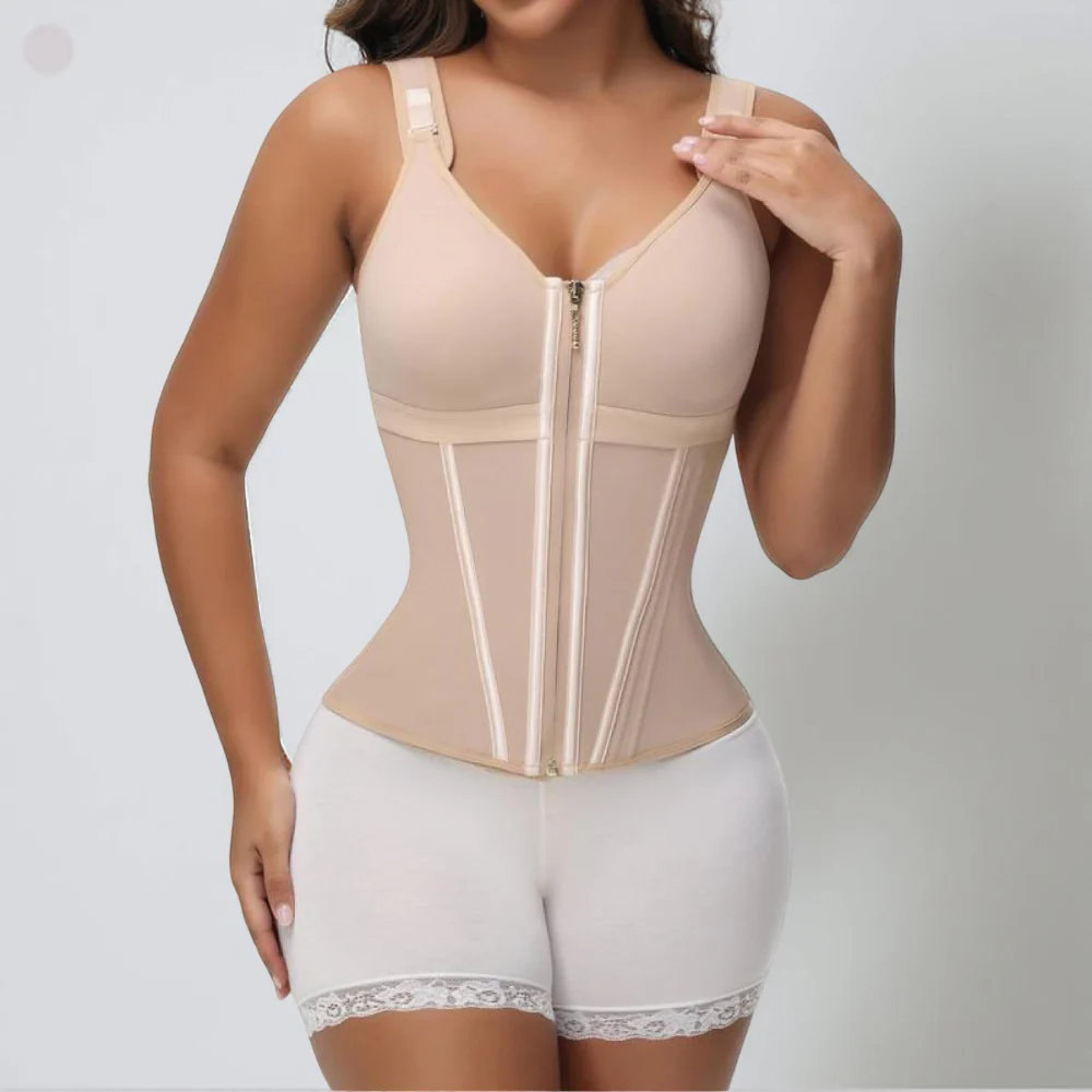 Women’s Waist Trainer Corset Slimming Shapewear Vest Built Bra