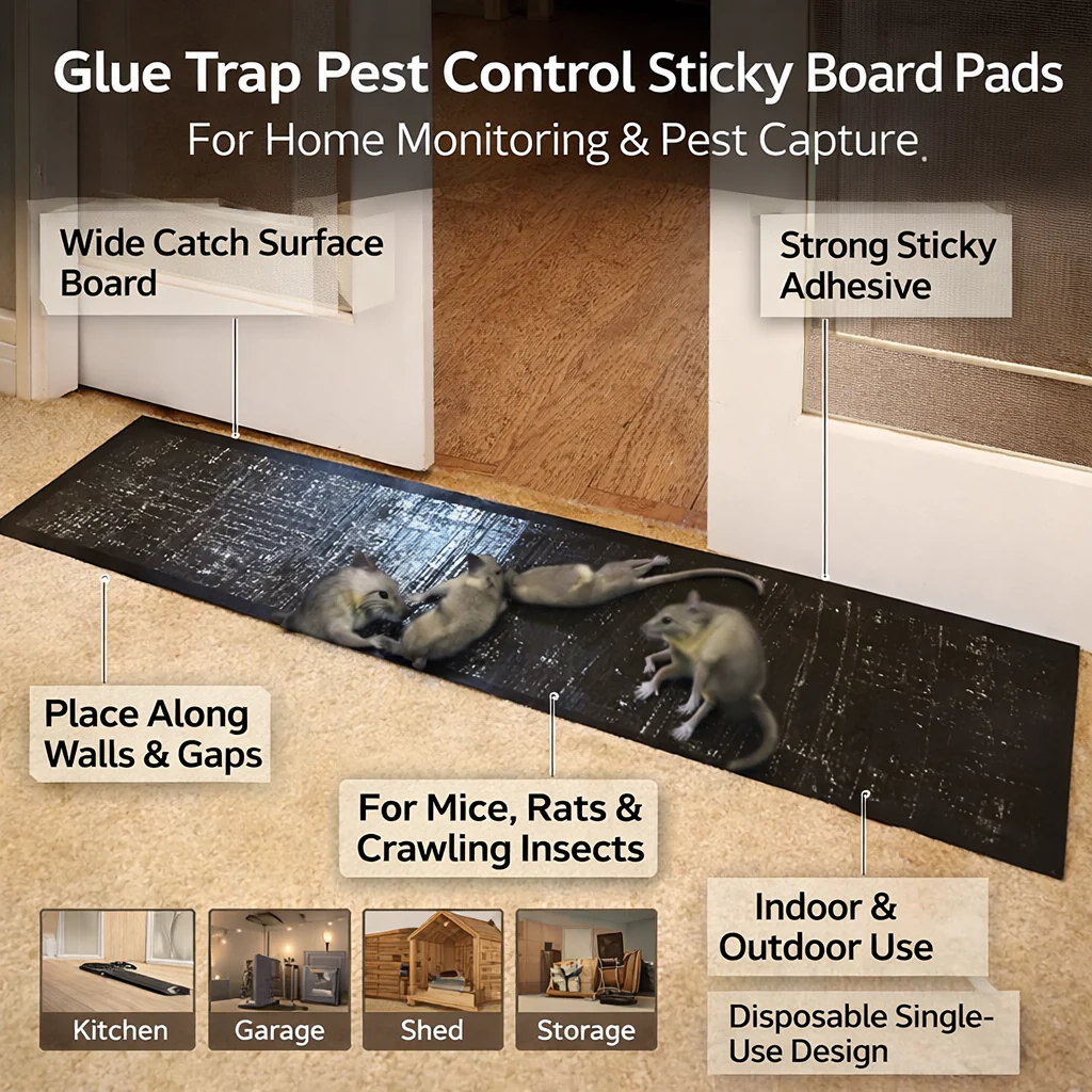 Glue Traps Pest Control Sticky Board Pads