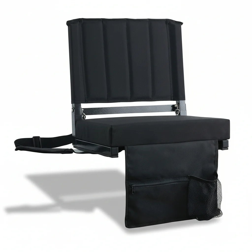 Stadium Seat Padded Folding Bleacher Chair Backrest