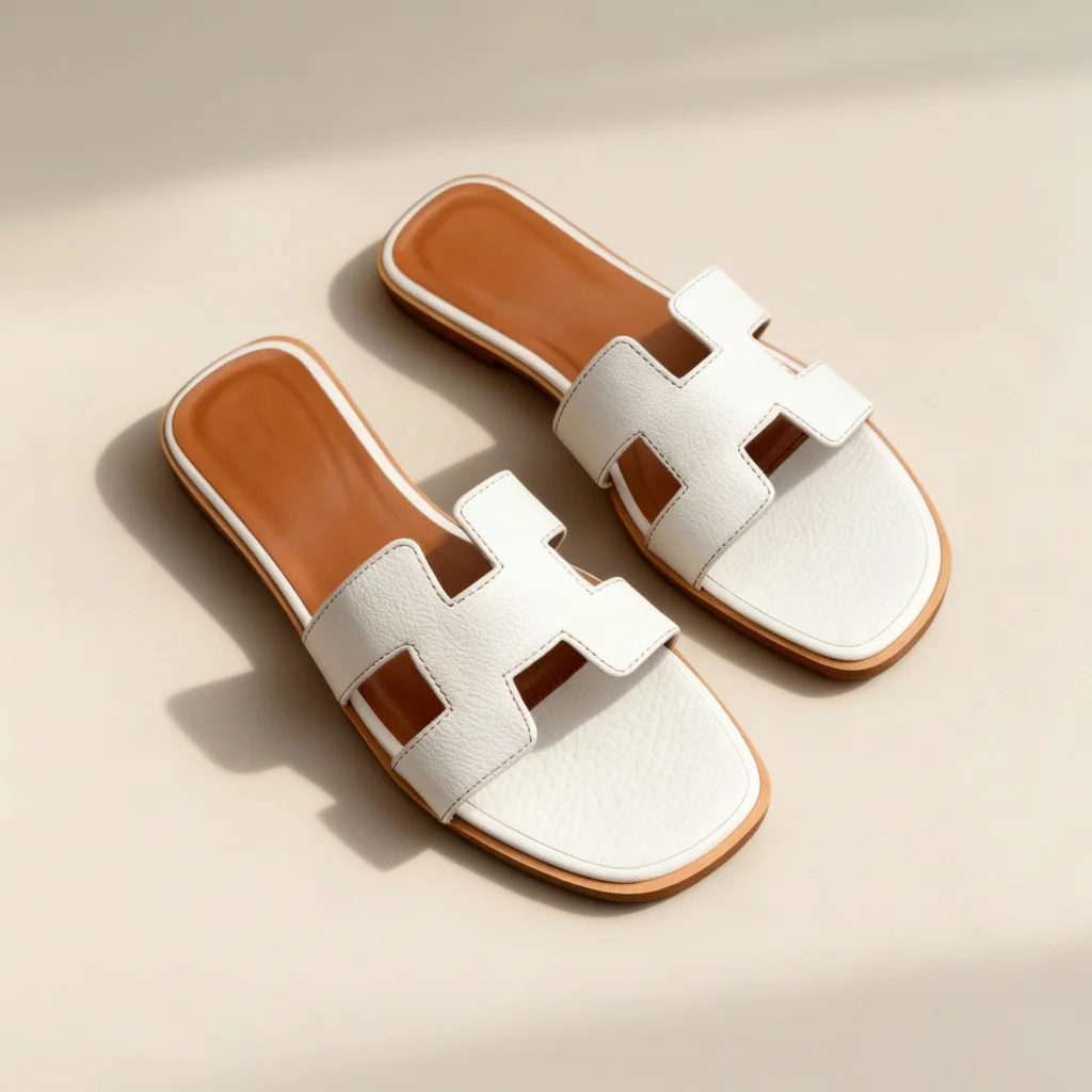 Sandals Slide Flat Summer Casual Open Toe Footwear