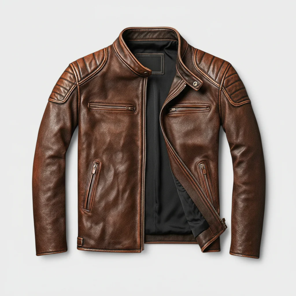 Classic Jacket Vintage Motorcycle Classic Style Men