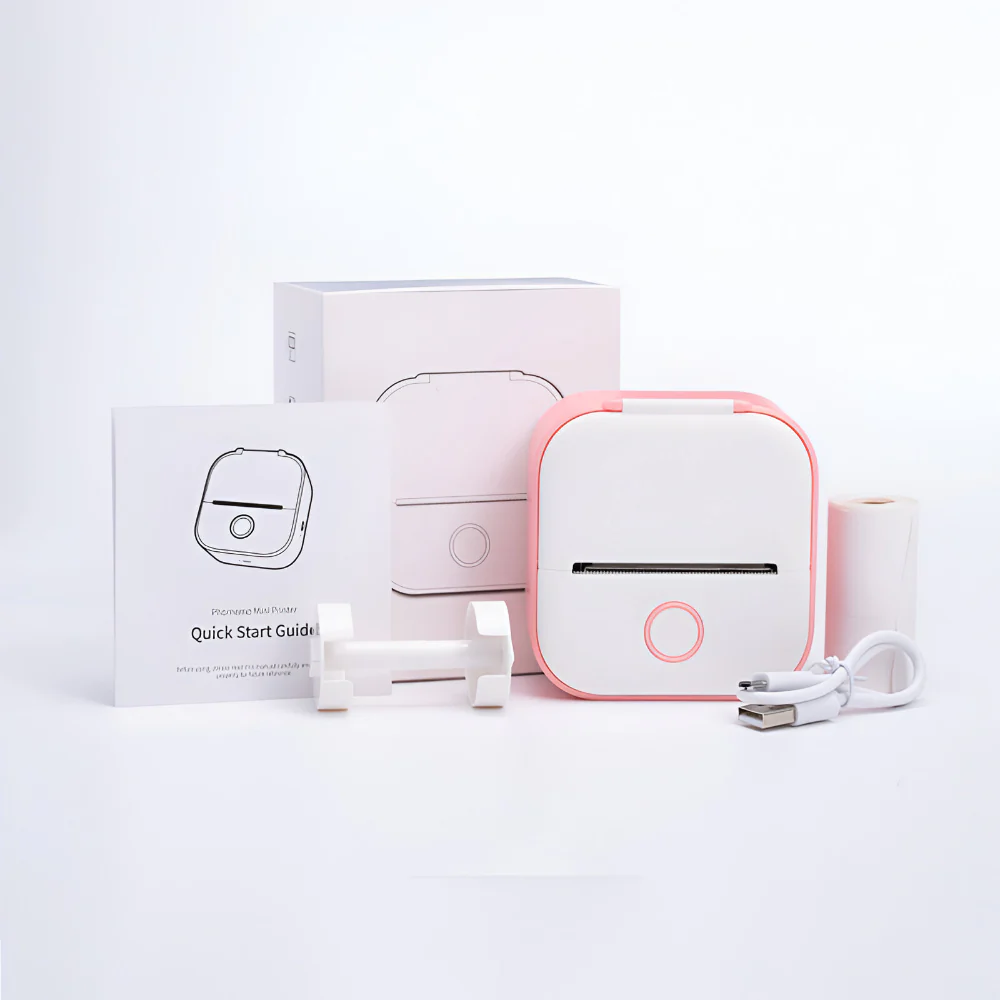 Portable Thermal Printer Bluetooth Pocket Photo Label Device