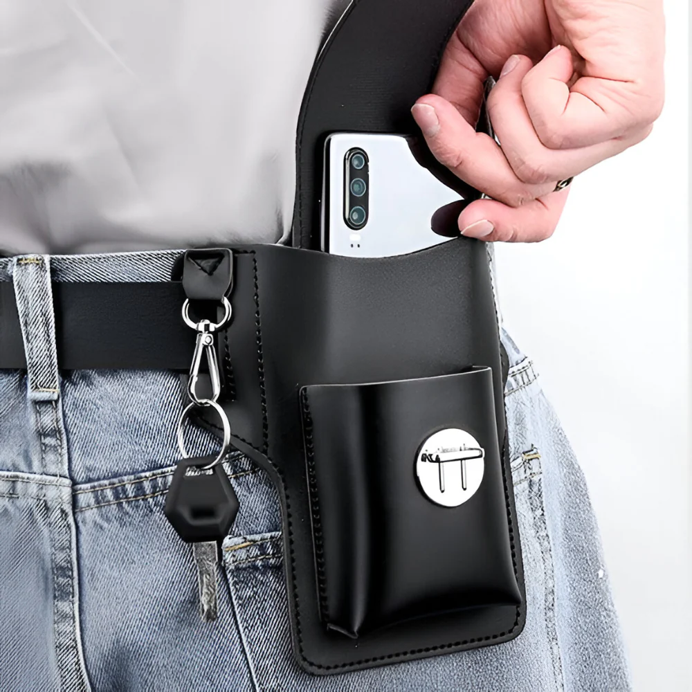 Cell Phone Holster Belt Pouch Waist Carry Case