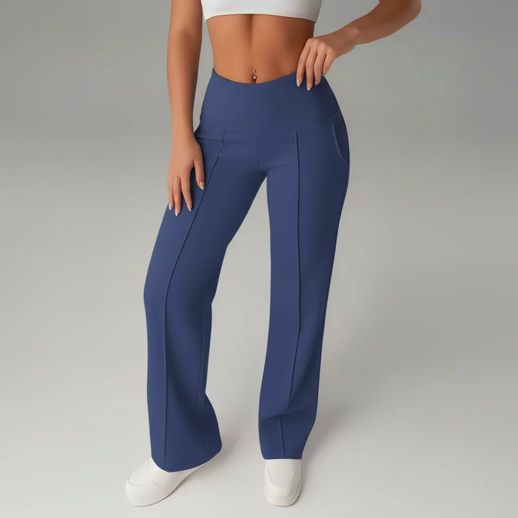 Women Yoga Pants High Waisted Flared Stretch Athletic Leggings