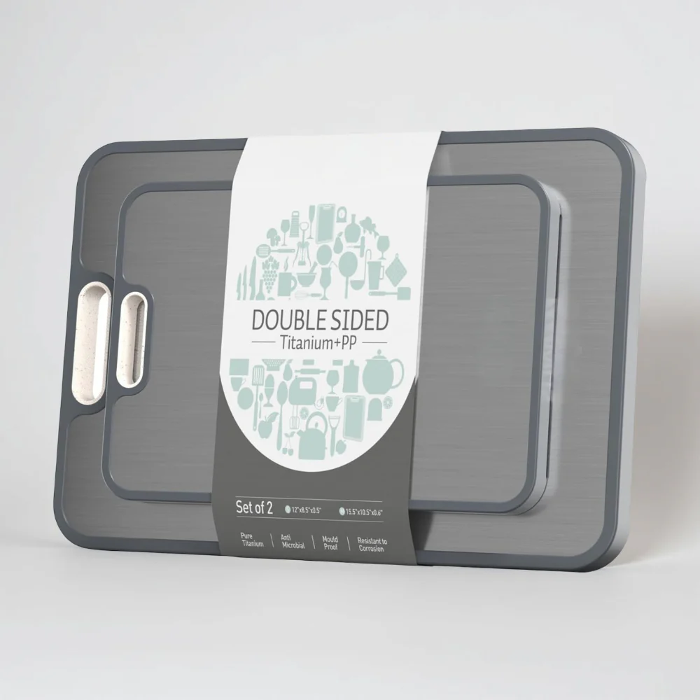 Cutting Board Double Sided Metal Kitchen Prep Board