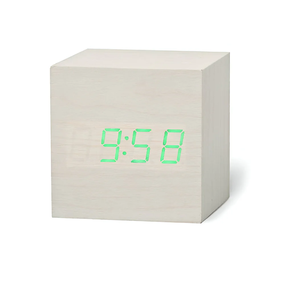 Alarm Clock LED Digital Cube Display