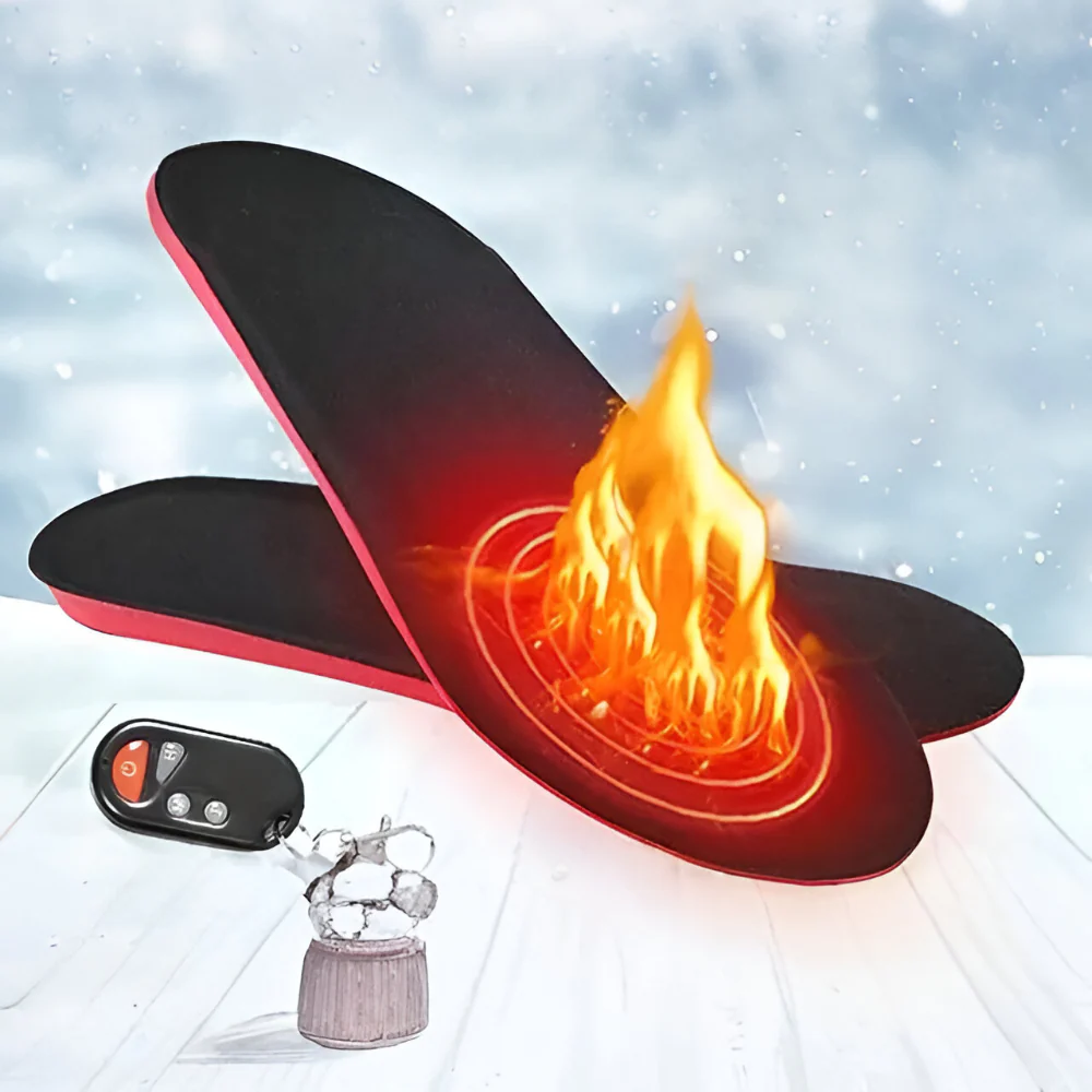 Heated Winter Shoe Insoles Wireless Electric Foot Insert