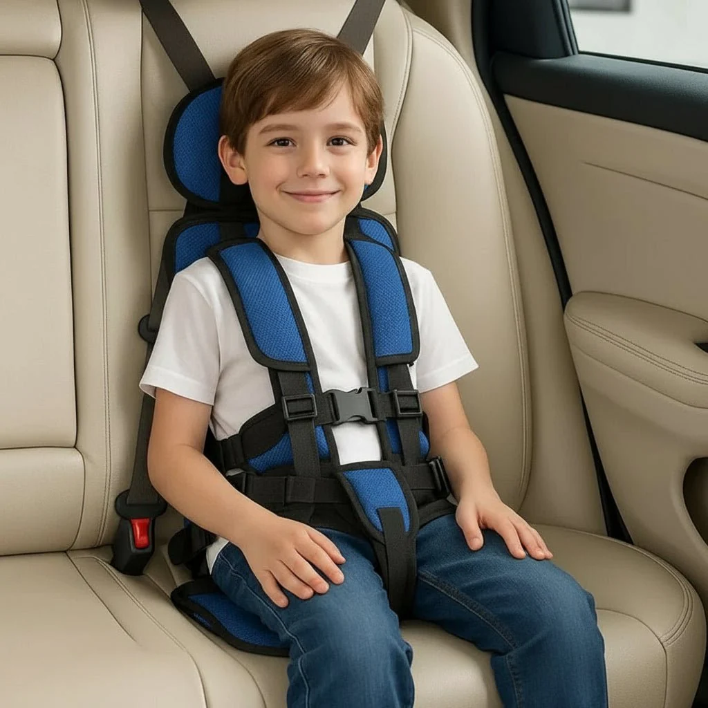 Car Seat Booster Portable Travel Safety Harness Kids