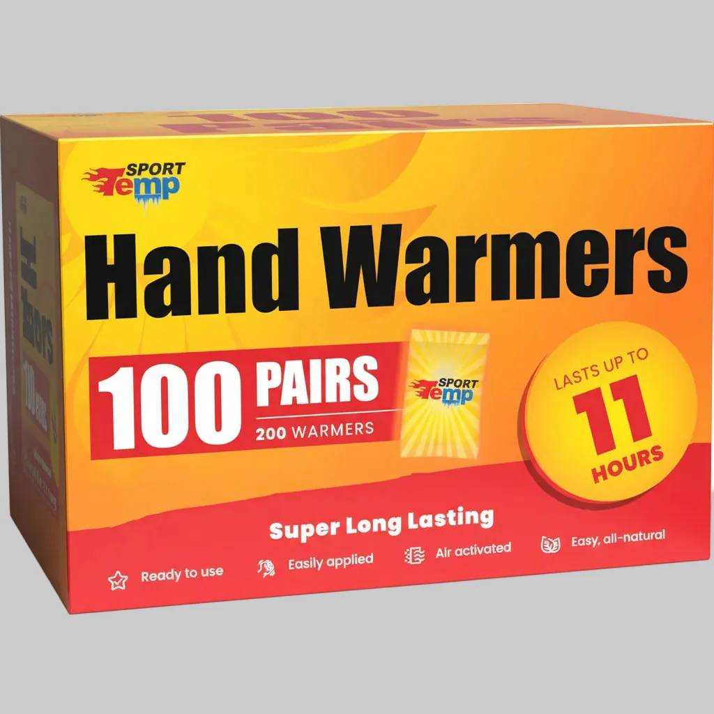 Hand Warmers Disposable Long Lasting Heat Packs Winter Outdoor Use