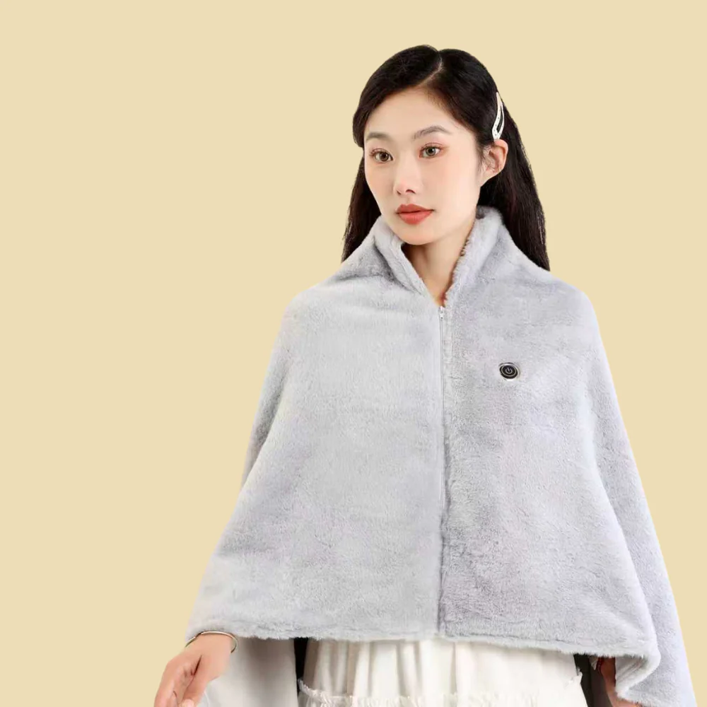 Electric Heated Blanket Wearable USB Warm Shawl Wrap