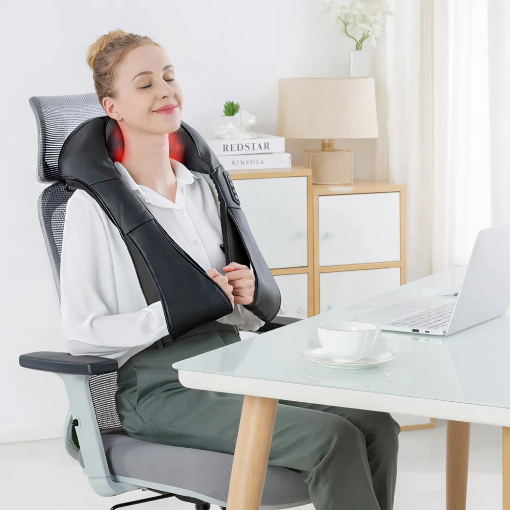 Neck Massager Shiatsu Electric Home Car Use