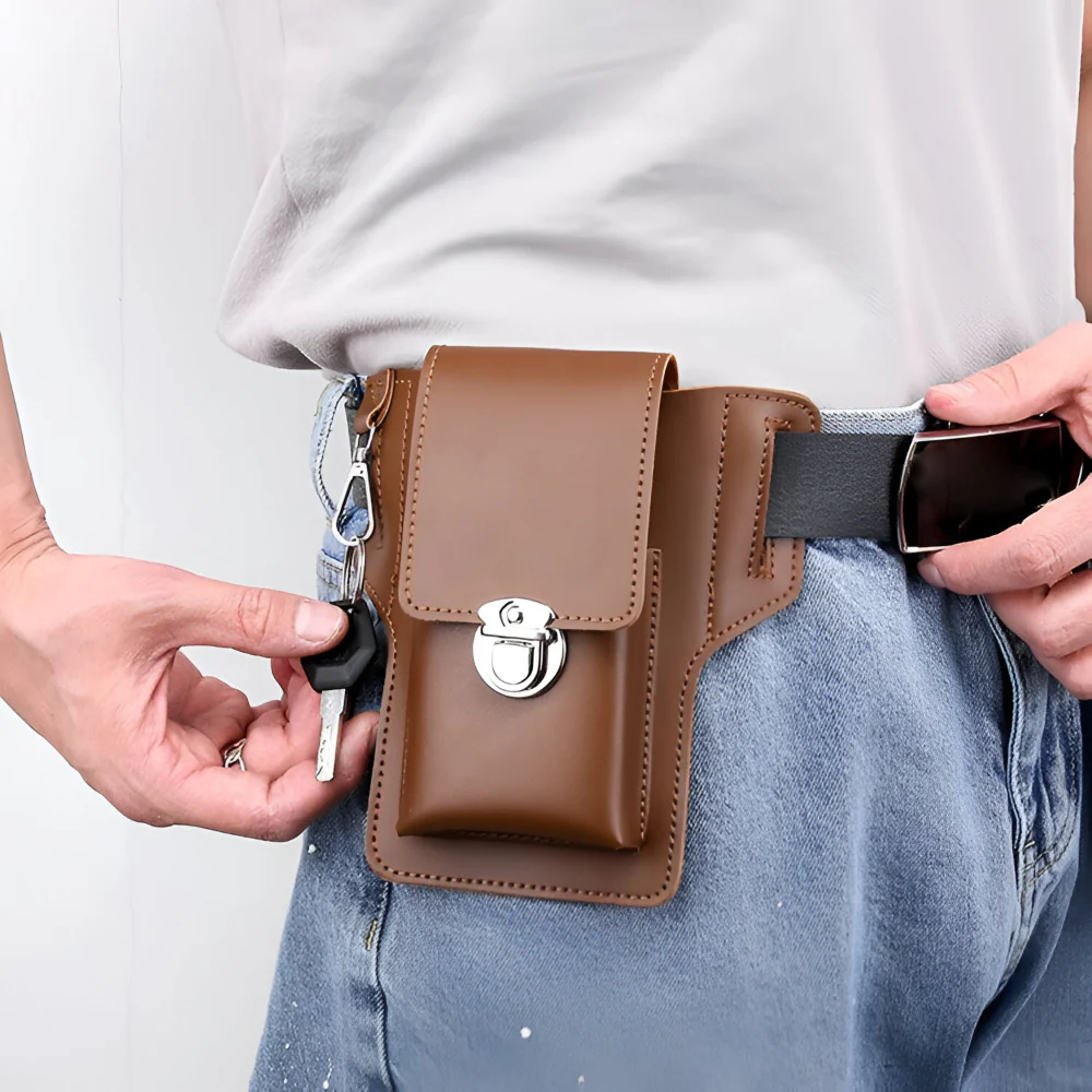 Cell Phone Holster Belt Pouch Waist Carry Case