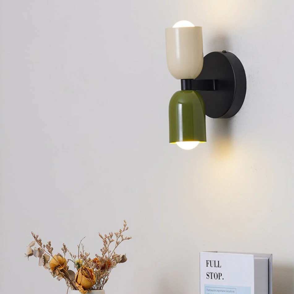 Colorful Bedside Wall Lamp | Nordic Macaron Wall Light