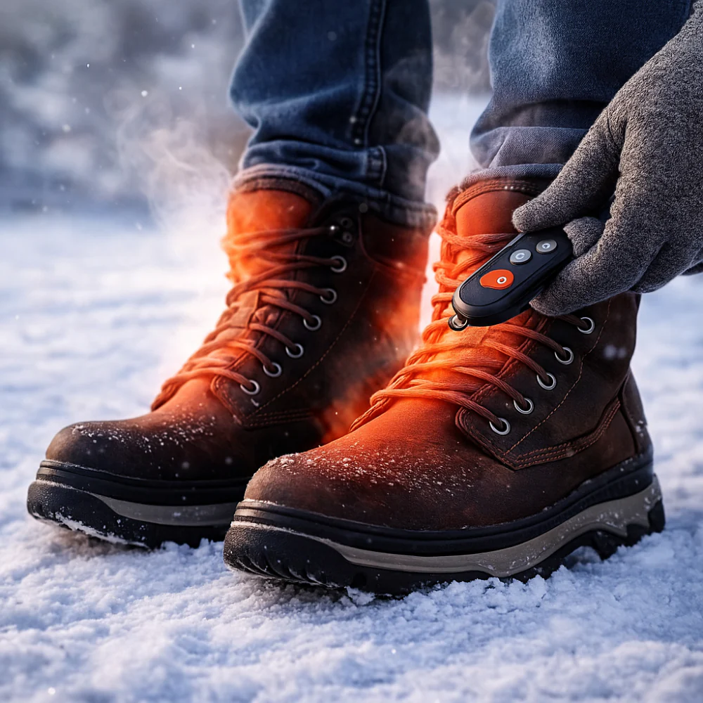 Heated Winter Shoe Insoles Wireless Electric Foot Insert