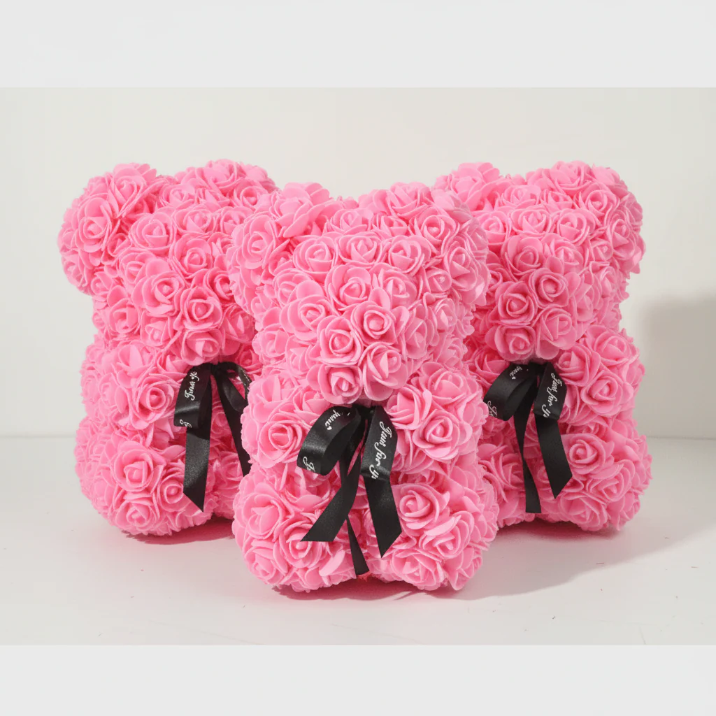Artificial Flower Rose Bear Foam Valentine’s Gift