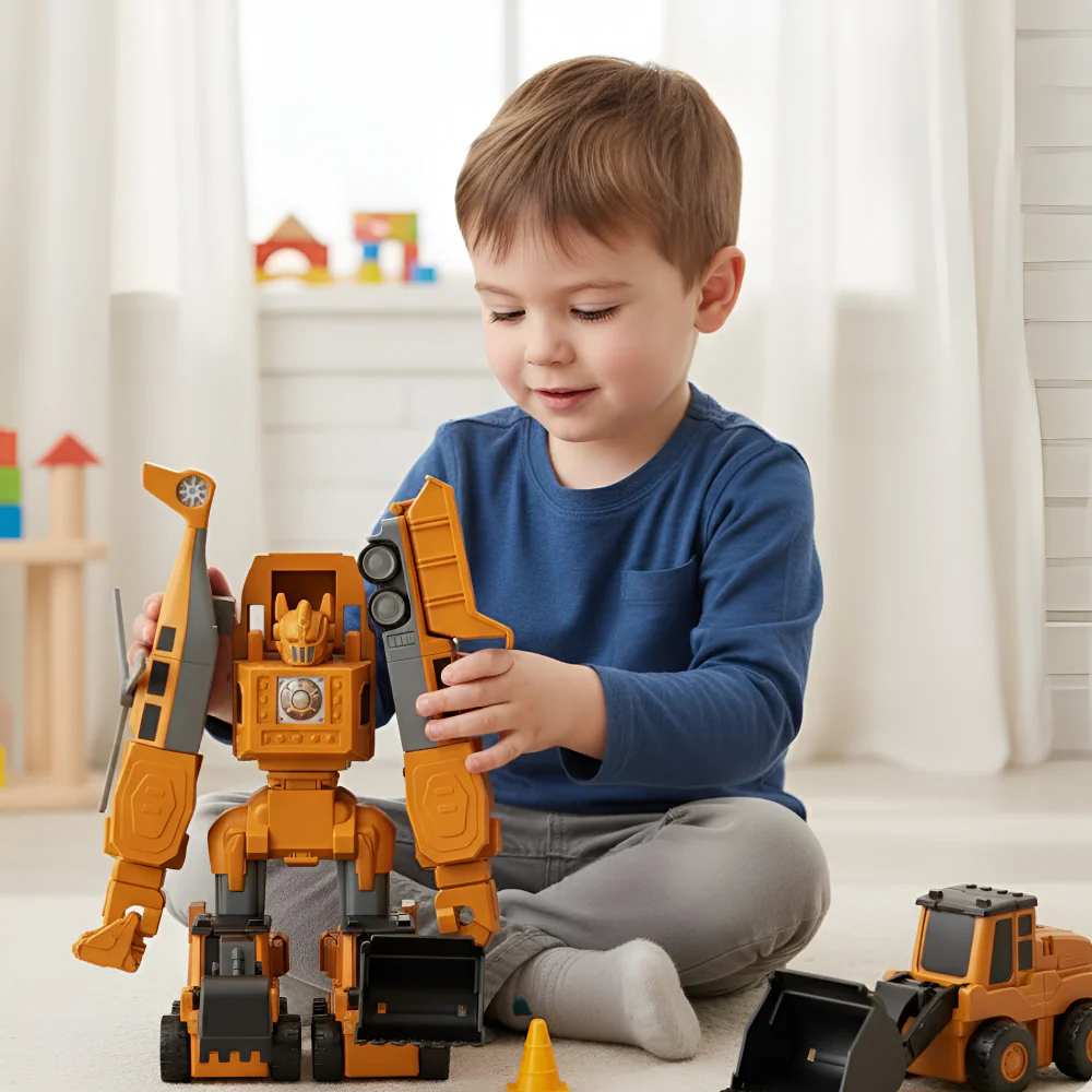 Toy Vehicle Transforming Construction Set Modular Design