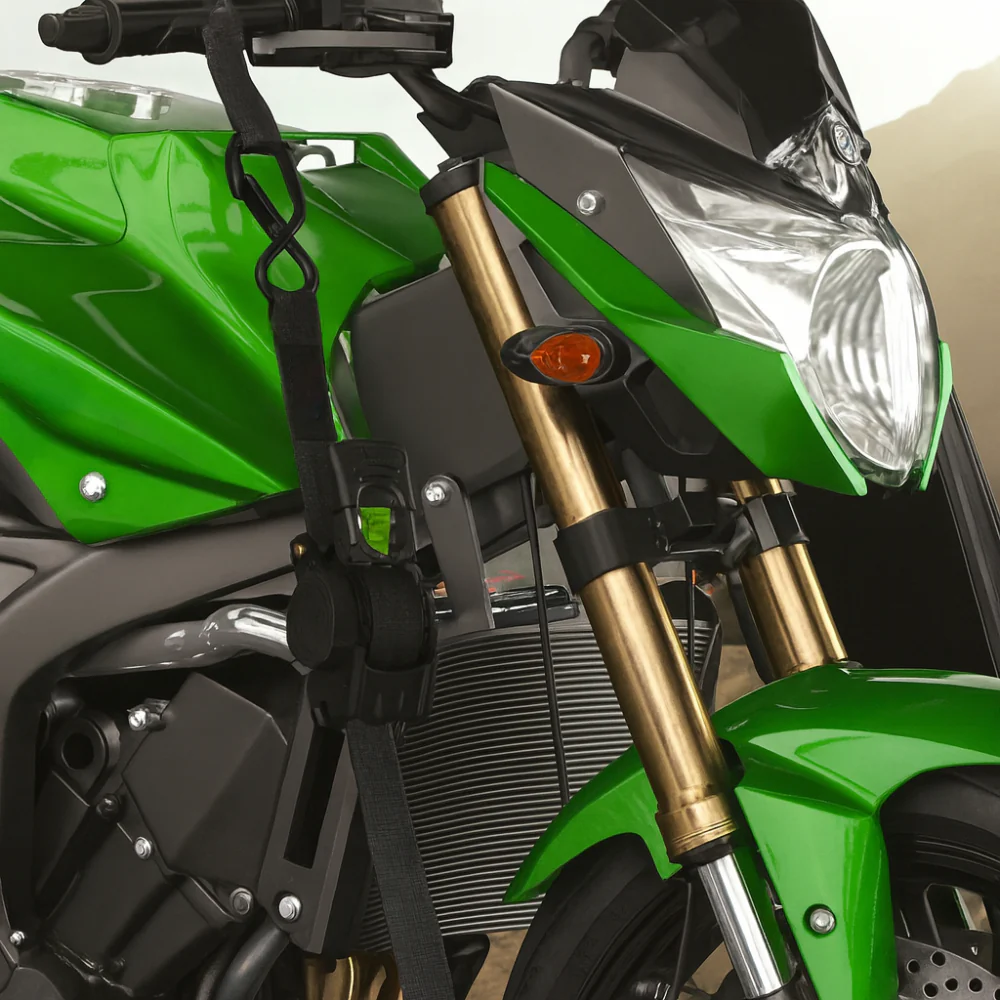 Ratchet Straps Cargo Retractable Tie Down Heavy Duty Hook Set