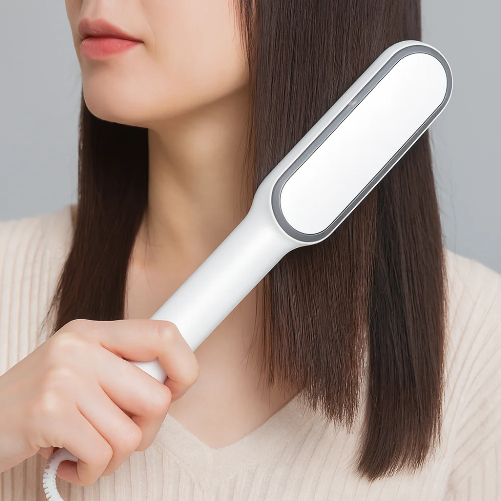 Hair Straightening Comb Heated Styling Brush Tool