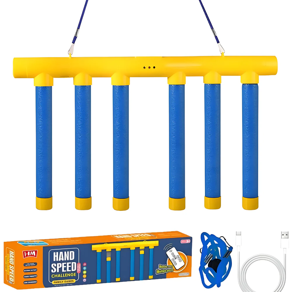 Kids Reflex Game Reaction Trainer Falling Stick Drop Challenge