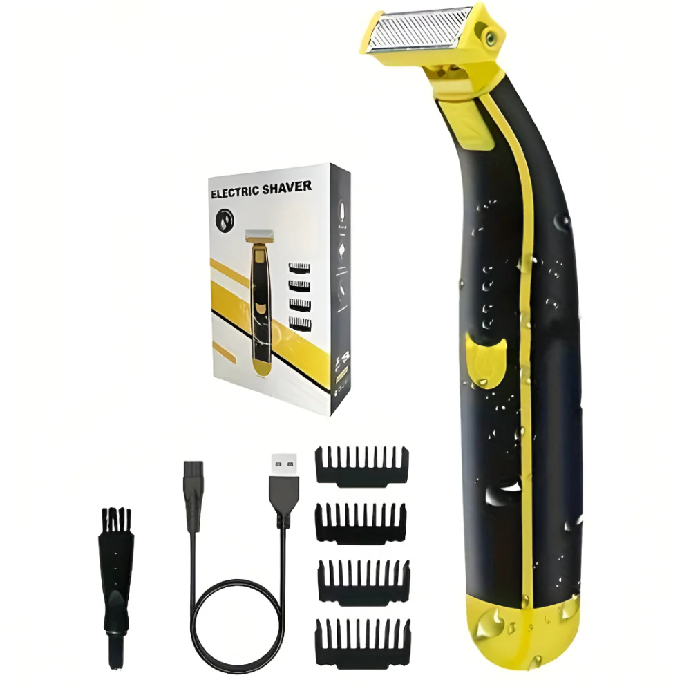 Electric Shaver Body Hair Trimmer USB Rechargeable