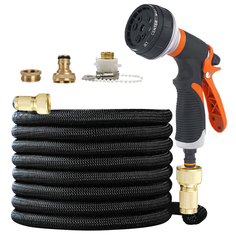 Garden Hose Non Expanding Kink Resistant Flat Coil Storage