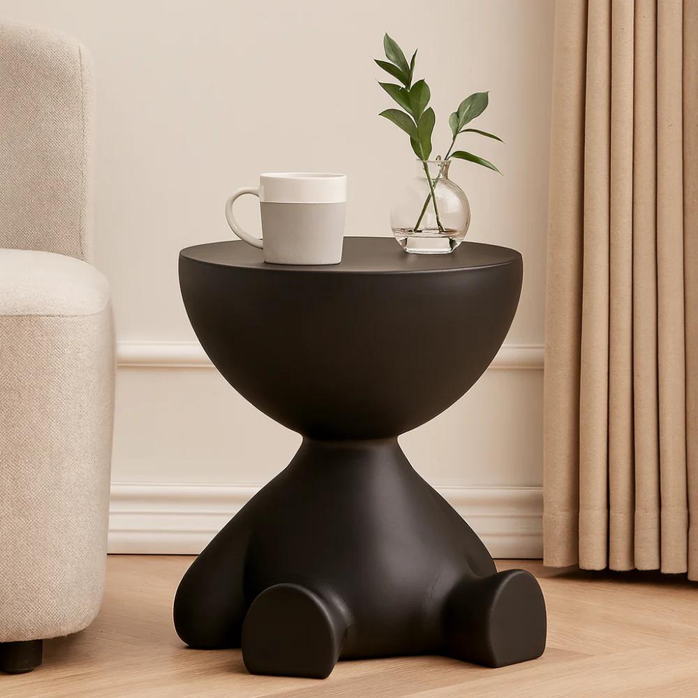 Coffee Table Round Modern Side Accent Stool Style