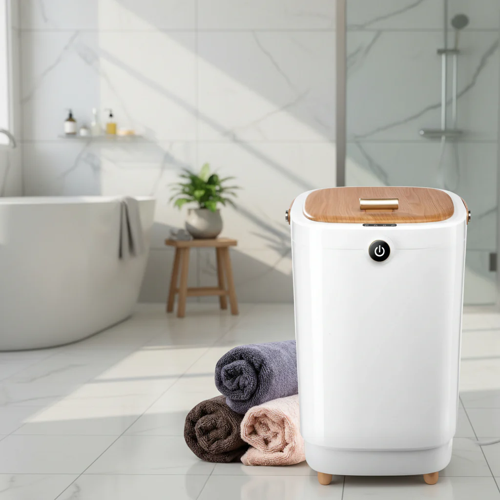 Electric Towel Warmer Cabinet Compact Stainless Steel Heated Dryer