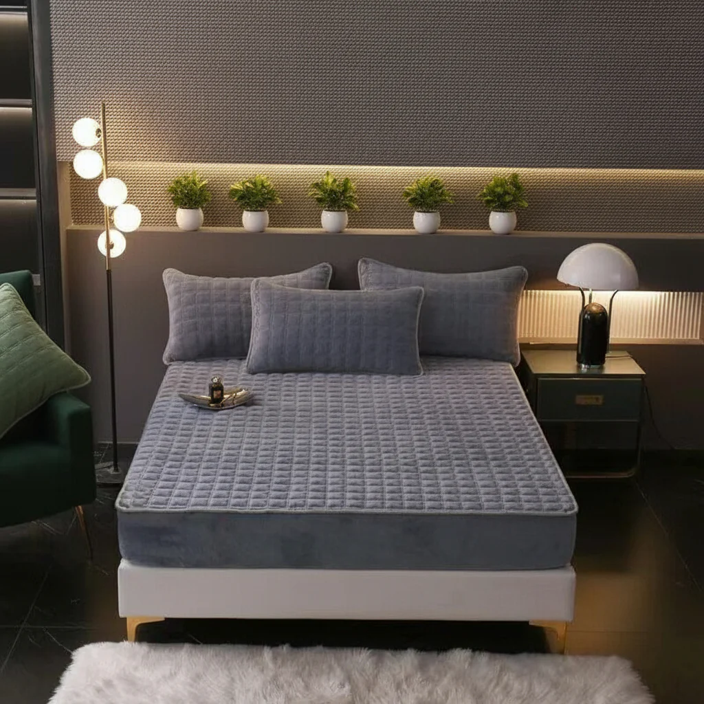 Bed Sheets Fitted Sheet Soft Breathable Mattress Cover