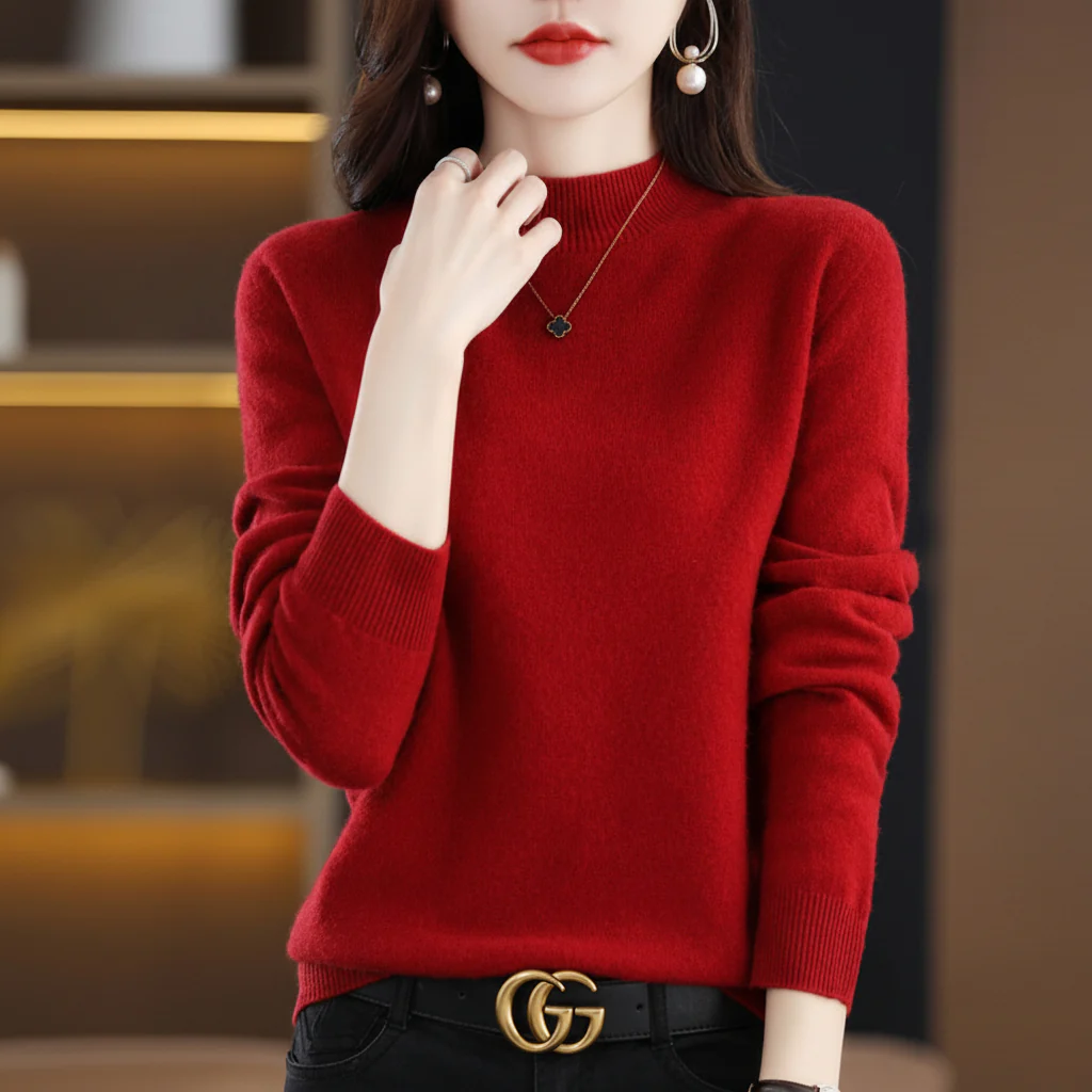 Womens Sweater Soft Lightweight Pullover Top All Season