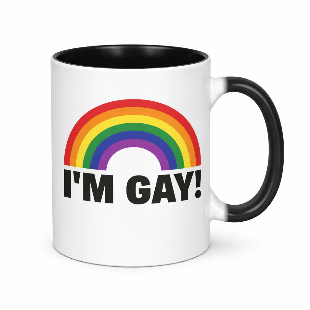 Coffee Mug Color Changing Heat Sensitive Ceramic Gag Gift