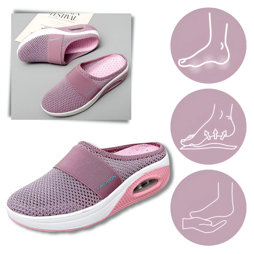 Women’s Shoes Slip Walking Mesh Cushion Sole