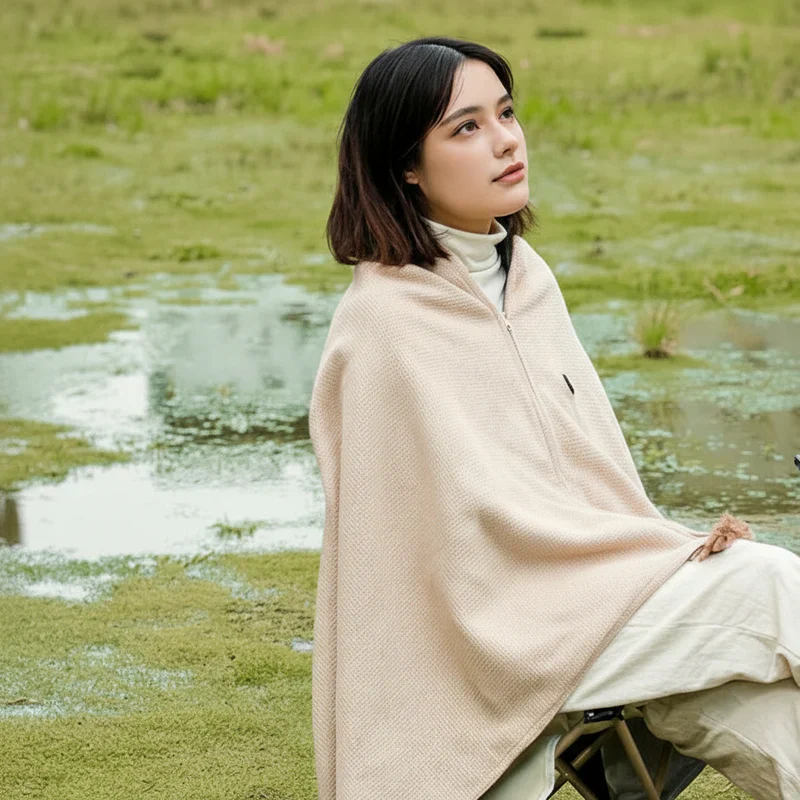 Electric Heated Blanket Wearable USB Warm Shawl Wrap