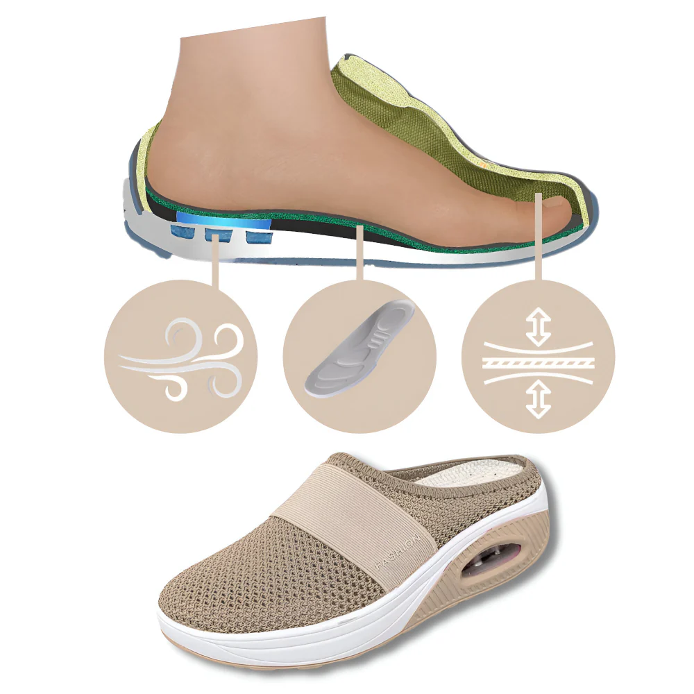 Women’s Shoes Slip Walking Mesh Cushion Sole