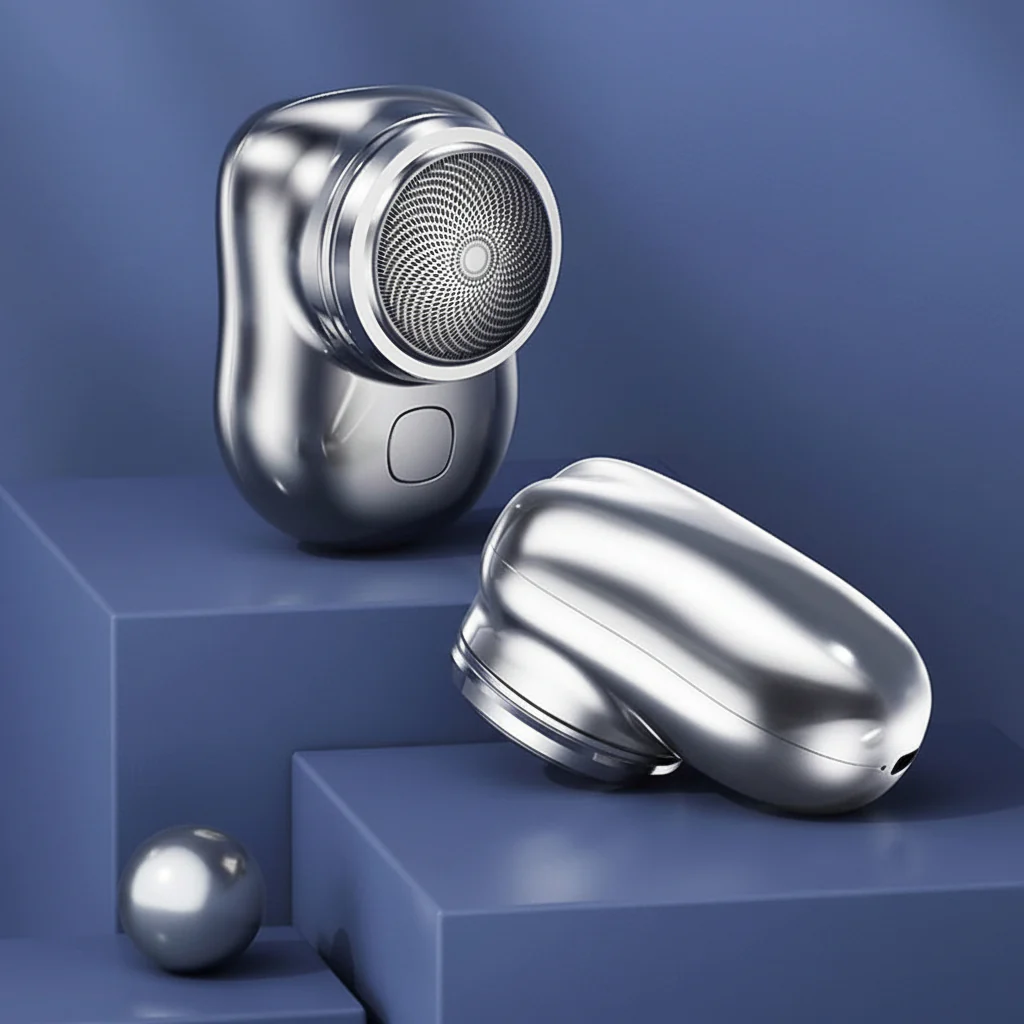 Electric Shaver Portable Mini Metal Beard Hair Trimmer