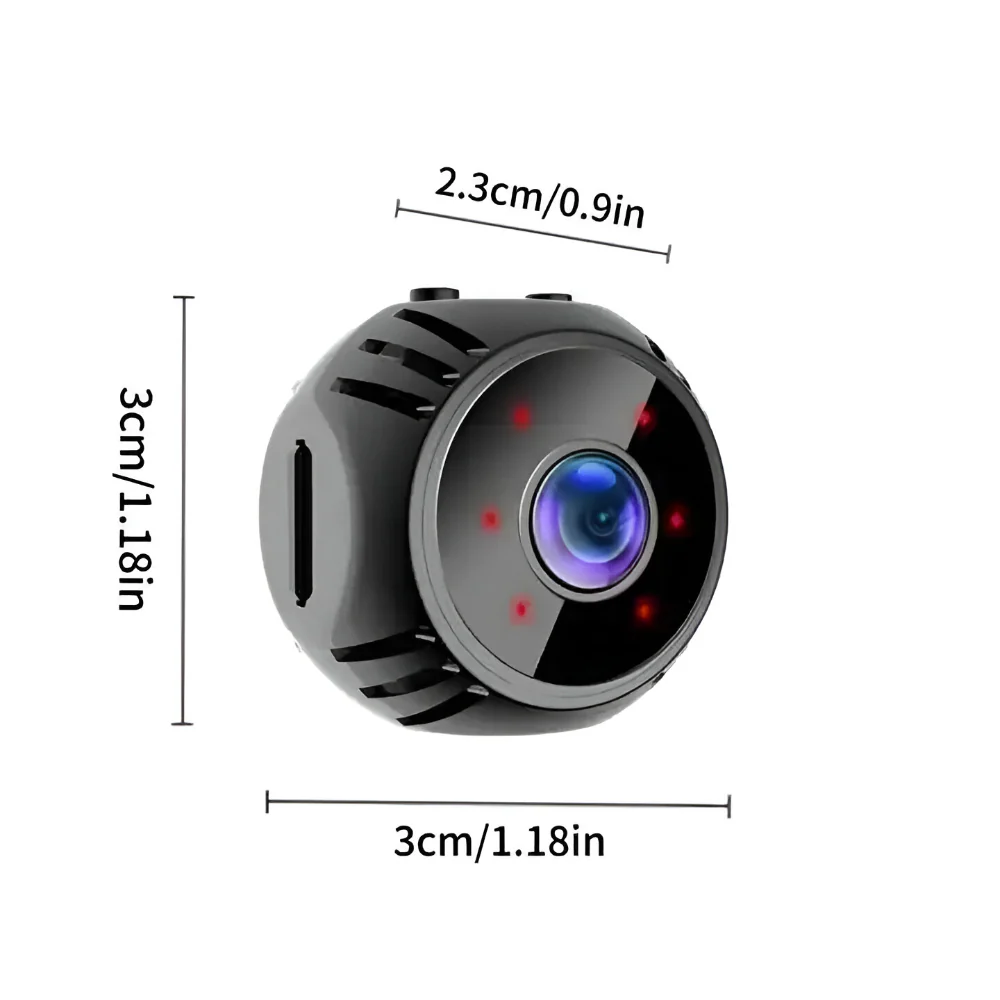 Mini Security Camera WiFi Night Vision Motion Detection Device