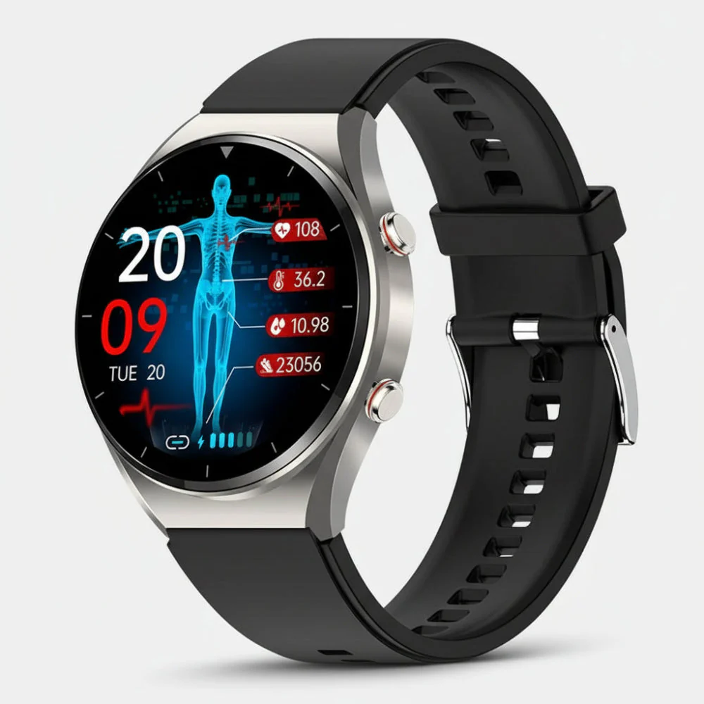 Smart Watch Fitness ECG Health Tracker Design