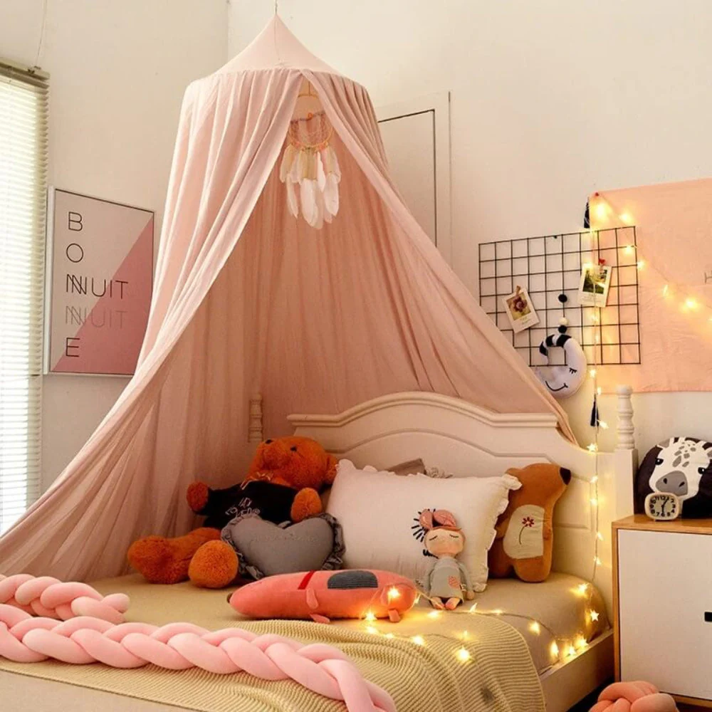 Nursery Kids Bed Canopy Hanging Room Net Decor