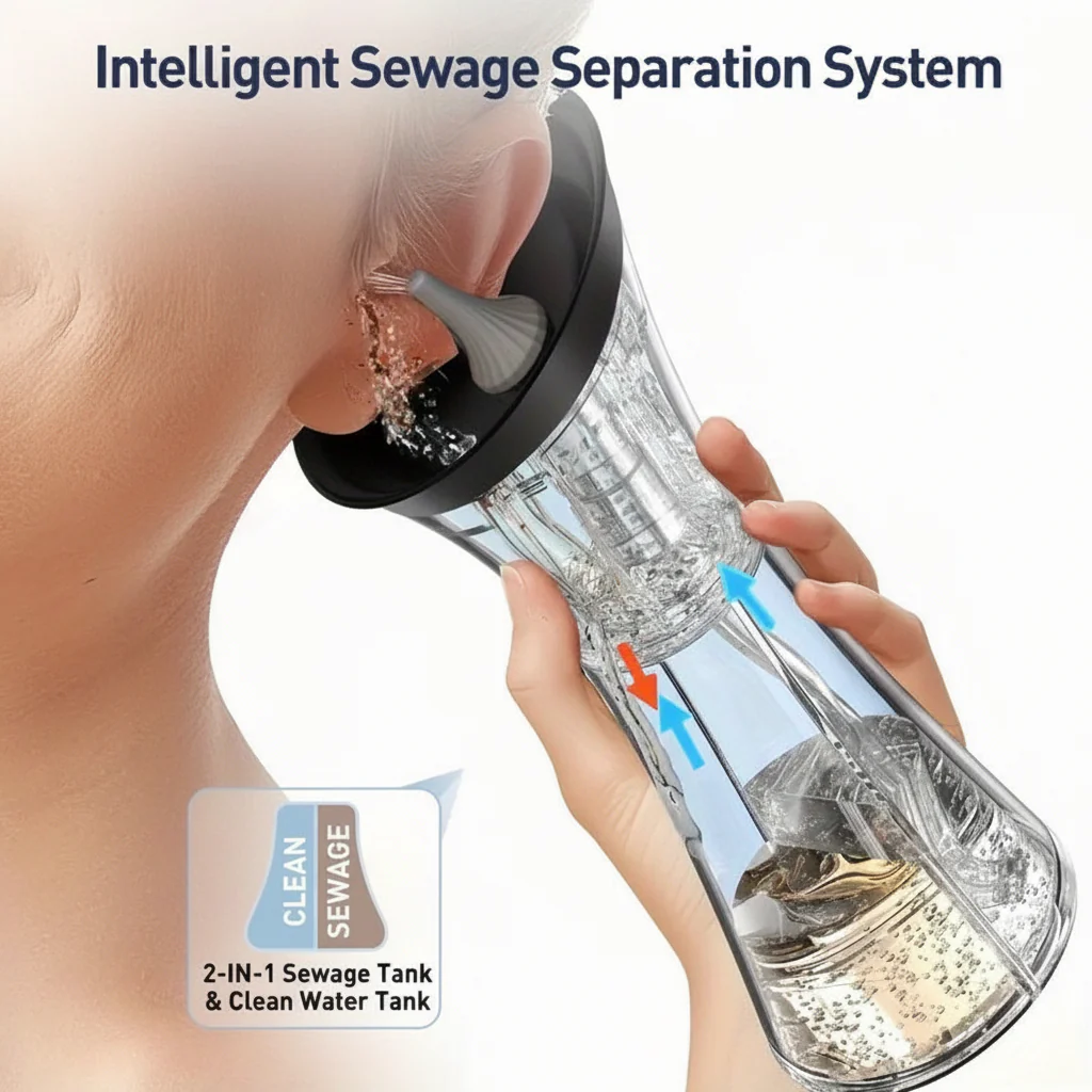 Ear Wax Remover Electric Cleaner USB Rechargeable Water System